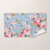 Roses roses anglaises vintages (Serviette à main)