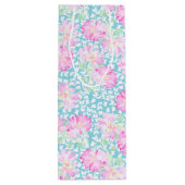 Roses roses blanches Papillons sur Bleu Vin Sac ca (Dos)