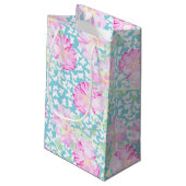 Roses roses blanches Papillons sur le sac cadeau b (Dos Angle)