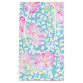 Roses roses blanches Papillons sur le sac cadeau b (Devant)