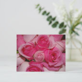 Roses roses - Carte postale (Debout devant)