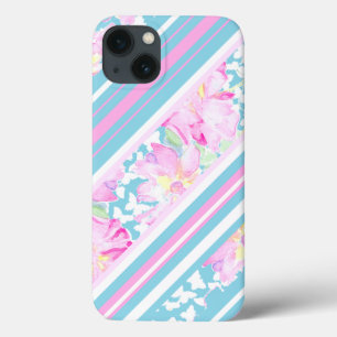 Roses roses Chic, Tailles Turquoise : coque ipad