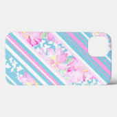 Roses roses Chic, Tailles Turquoise : coque ipad (Verso (horizontal))