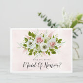 Roses Roses Clairs Serez-Vous Ma Carte D'Honneur (Debout devant)