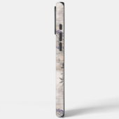 Roses roses élégantes et Lavender iPhone / coque i (Verso / Gauche)