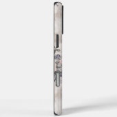 Roses roses élégantes et Lavender iPhone / coque i (Verso / Droite)