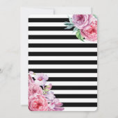 Roses roses et Faire-part de mariage (Dos)