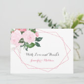 Roses roses et Merci plat géométrique | (Debout devant)