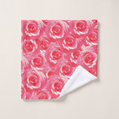 Roses roses motif photo Ensemble de serviettes de  (Gant de toilette)
