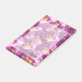 Roses roses Nom personnalisé Post-It Notes (Incliné)