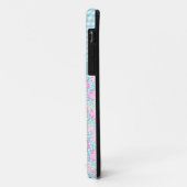 Roses roses, Papillons, En vichy : Coque iPhone 5/ (Dos/Gauche)