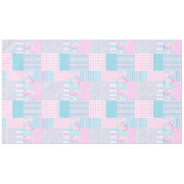 Roses roses, Papillons Faux Patchwork Nappe (Devant (Horizontal))