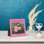 Roses roses Pensées de vous Tabletop Plaque (Insitu)