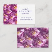 Roses roses rose Carte de visite (Devant / Derrière)