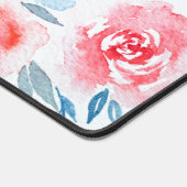 Roses Roses Roses Bleues Fleurs Aquarelle Motif Fl (Coin)