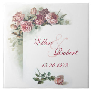 Roses roses roses carreaux anniversaire