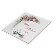 Roses roses roses carreaux anniversaire (Côté)