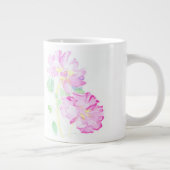 Roses roses roses délicates : Jolie Mug Jumbo (Droite)