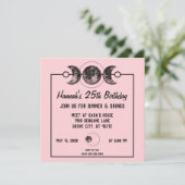 Roses roses roses élégantes Invitations d'annivers (Debout devant)