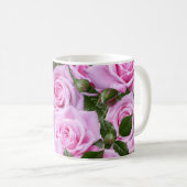 Roses roses roses florale Mug (Devant droit)