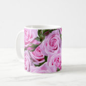 Roses roses roses florale Mug (Devant gauche)