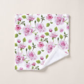 Roses roses roses florales Impression (Gant de toilette)