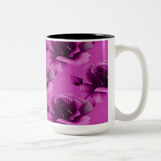 Roses roses roses Florales Motif café Mug (Droit)