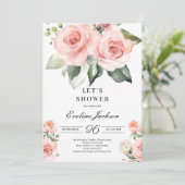 Roses roses roses florissantes Invitation de Fête  (Debout devant)