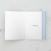 Roses roses roses Patchwork Grandes-parents Carte  (Intérieur)