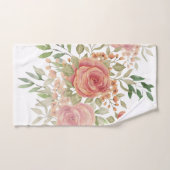 Roses roses roses rose vif victorienne aquarelle (Serviette à main)