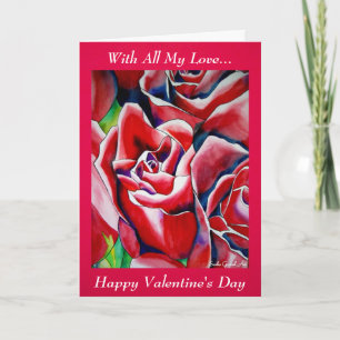 Roses Roses Roses Roses Avec Tout Mon Amour Carte