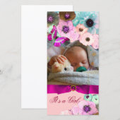 ROSES ROSES ROSES ROSES ET MODÈLE PHOTO BÉBÉ NEUF  (Devant / Derrière)