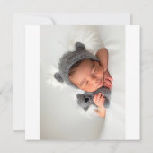 Roses Roses Roses Roses Roses Baptême Invitation (Dos)