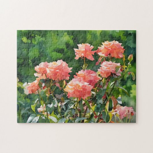 Roses Roses Roses Roses Roses Jardin Puzzle (Horizontal)