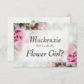 Roses Roses Roses Roses Serez-Vous Ma Carte Fleur (Devant / Derrière)