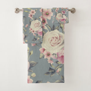 roses roses roses serviette de bain