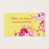 Roses Roses Roses Sur Mariage Jaune Faveur Hang Ba (Dos)