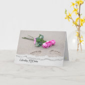Roses Roses Roses Sur Sable Carte Anniversaire (Fleur jaune)