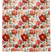 Roses Roses Rouges Poppies Fille tendance rideau d (Devant)