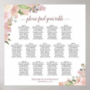 Roses roses Rustiques 13 Tableau Mariage