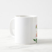 Roses roses sur la tasse (Devant gauche)