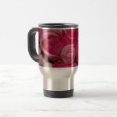 Roses roses - tasse de voyage (Devant gauche)