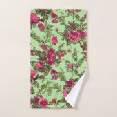 Roses roses victoriennes (Serviette à main)