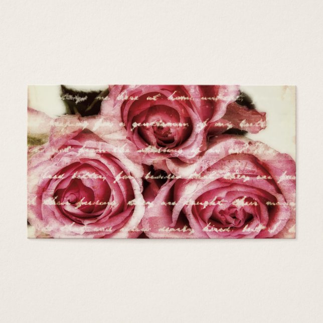 Roses roses vintages (Devant)