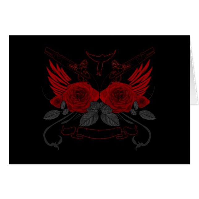 Roses rouges (Devant horizontal)