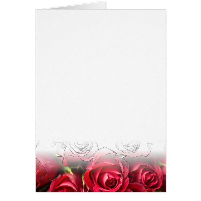 Roses Rouges Avec Contours Noirs (Devant)