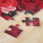 Roses Rouges Beau Puzzle Femme Noire (Côté)