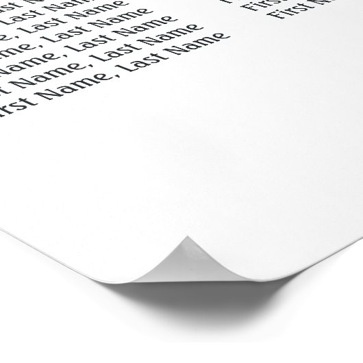 Roses rouges, coeurs Mariage 8 tables Tableau de s (Coin)