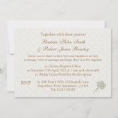 Roses rouges Faire-part de mariage (Dos)