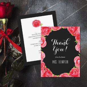 Roses Rouges Floral Merci